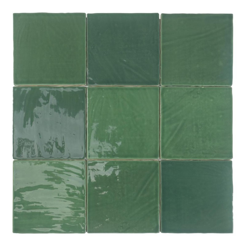 Azulejo TABARCA VERDE BRILLO 1ª 15x15